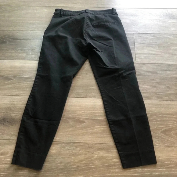 H&M Black Skinny Jeans Dress Pants Ankle Crop Womens Size 8 - Picture 11 of 11